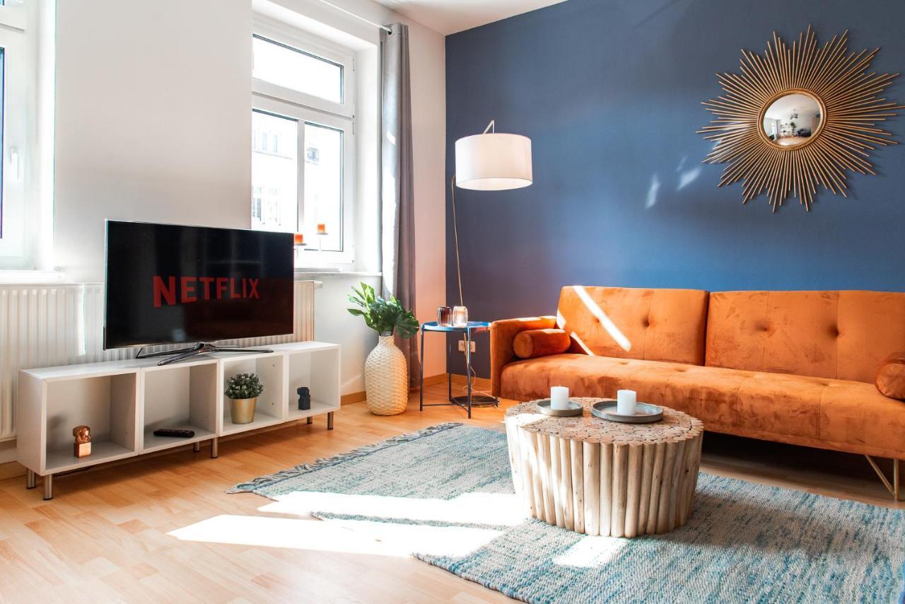 Stilvolles Apartment - Balkon, Netflix, Nespresso, Zentral, Messe Chemnitz Exterior photo